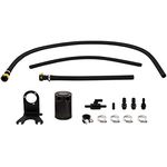 Mishimoto MMBCC-JLP-18PBE Baffled Oil Catch Can Compatible With Jeep Wrangler JL 3.6 L 2018+ Black