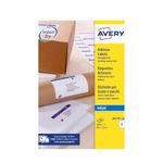 Avery Printable, customisable Parcel Mailing Labels, Inkjet Printers, 10 Labels per A4 Sheet, 1000 labels, QuickDRY (J8173) White, 100 Sheets