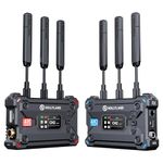 Hollyland Pyro S Wireless Video Transmission System HDMI SDI 4K30/1080p60 1300ft Los Range 50ms Latency Up to 4 Receiver, Auto Dual-Band Hopping (ADH), Smart Channel Scan, UVC Live Stream (1TX+1RX)