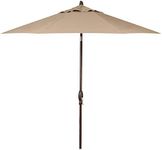 Treasure Garden 9-Foot Push-Button Tilt Market Umbrella with Bronze Frame and Obravia (4 YR Warranty) Fabric: Sand