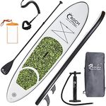 Stand Up Paddle Board Inflatable Paddleboard with SUP Accessories Fin, Backpack, Leash