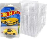 Pack of 30 Protector Packs Compatible for Hot Wheels & Matchbox Mainline Car Clamshell Cases Car Display Durable Shields Blister Pack Storage Covers