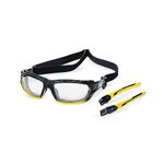 Sellstrom S70002 XPS530 Safety Glasses-Indoor/Outdoor Hard Coat Yellow and Black Standard