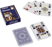 Modiano Playing Cards 481 - Poker Cristallo 4 Index Blue