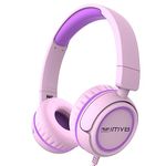 IMYB Kids Headphones for School, Headphones for Kids,Girls Kids Headphones On-Ear for School, Adjustable Kids Headphones Wired AUX 3.5mm Jack, Foldable Toddler Headphones for Tablets