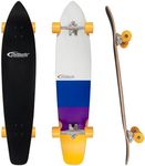 Nattork 44 Inch Cruiser Longboard Skateboard Complete 8 Ply Canadian Hard Maple for Commuting, Carving & Downhill Riding with T-Tool, Made for Adults, Teens and Kids