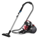 Eureka Whirlwind Bagless Canister Vacuum Cleaner, Lightweight Vac for Carpets and Hard Floors, Red