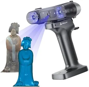 SainSmart Creality CR-Scan RaptorX 3D Scanner, Upgrade Handheld Scanner with 34+7 Blue Laser Lines, WiFi 6 Fast Data Transmission, Color Scanning, Supports Objects from 5-4000mm for Windows macOS