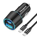 Meagoes USB C Car Charger, 48W 2-Po