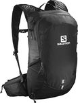 Salomon Trailblazer 20 Unisex Hiking Backpack, 20L Versatility, Easy to Use, and Comfort and Lightweight, Black