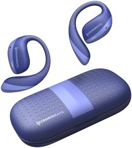 CrossBeats Arc Buds OWS Open Ear Wireless Earbuds | Spatial Audio Headphones & Head Tracking | Gaming Bluetooth Earphones | 100hr Playtime | 14.2mm Drivers IPX5 Rating Type-c Fast Charging (Blue)