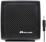 Midland- 21-406 Heavy-duty 20W Deluxe External Speaker - Swivel Base Bracket Works with Midland CB and MXT radios 8-OHM Sound System 3.5mm audio plug - off-roading, farming - 5-FT Cable