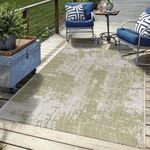 Keen Home Design Waterproof Outdoor Area Rug, Patio Deck Porch, 12x15