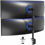 VIVO Dual Ultrawide Monitor Desk Mount, Stand for 2 Computer Screens up to 49"