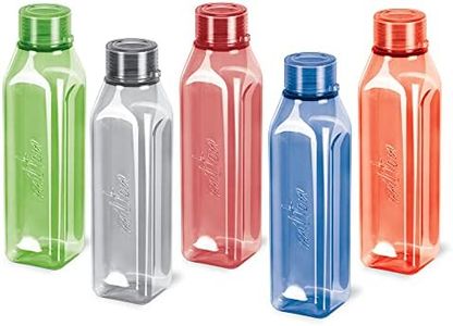 Milton Prime 1000 Pet Water Bottle, Set of 5, 1 Litre Each, Assorted | BPA Free | 100% Leak Proof | Office Bottle | Gym Bottle | Home | Kitchen | Travel Bottle | Hiking | Treking Bottle