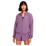 Nike DD4925 W NK DF SWSH RUN JKT Jacket women's amethyst smoke/white S