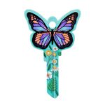 Lucky Line Key Shapes, Butterfly, House Key Blank, KW1/11, 1 Key (B147K) Kwikset