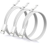 for iPhone Charger Cord Lightning Cables, Original 2023 Upgraded [3Pack 3ft] MFi Certified USB A Charging Cable for iPhone 14 13 12 11 Mini Pro XR Xs Max X SE 8 7 6 Plus iPad iPod AirPods - White