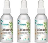 Anti-Bug Spray DEET-Free – Organic, All-Natural Bug Spray Made with Nourishing Essential Oils – Bug Repellent for Babies, Kids, Adults, Camping, & More by Mambino Organics, 4 Oz.