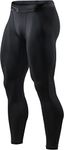 TSLA 1, 2 or 3 Pack Men's Compression Pants, Cool Dry Athletic Workout Running Tights Leggings with Pocket/Non-Pocket