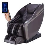 Osaki AI Monarch LE Massage Chair Full Body, SL Track, 3D Shiatsu Massage Recliner Chair with Heat, Smart Body Detection,Foot Roller, Fully Assembled (Brown)