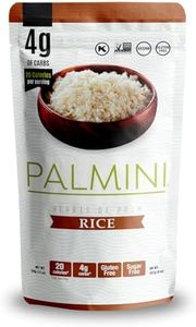 Palmini Rice | Low-Carb Rice, Low-Calorie Hearts of Palm Rice | Keto Rice, Gluten Free, Vegan, Non-GMO, Healthy Rice | As seen on Shark Tank | (12 Ounces Pouches - Pack of 1)