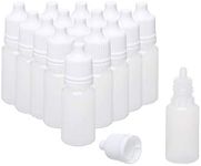 50pcs Lab Dropping Bottles,Squeezable Plastic Liquid Dropper Bottles,Empty Eye Liquid Bottles,Eye Droppers Bottles (5ml 50pcs)