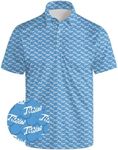 MSCPZH Funny Golf Shirts for Men Fu