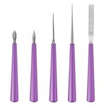 MXRS 5 Pcs Diamond Tipped Bead Reamer Beading Hole Enlarger Tool