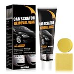 2025 Scratch Remover for Vehicles, Car Scratch Repair Paste, Car Paint Scratch Repair Polishing Wax, Car Accessories, Scratch Remover Kit with Wipe & Sponge for Vehicles for Deep Scratches (1)