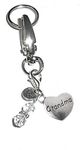 Charm Key Chain Ring, Women's Purse or Necklace Charm, Comes in a Gift Box! (Grandma) [Office Product]