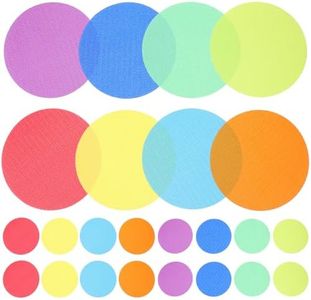 Tofficu 36pcs Carpet Spots for Classroom, 4 Inch Classroom Rug Round Floor Dots 8 Colors, Carpet Spots Carpet Markers for Classroom, Games Sprots Preschool Teaching Tool