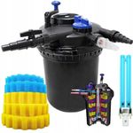 Sunsun Aquarium Pond CPF Series Pond Filter Water Pressure uv Filter koi Fish Pond Filter System(Pump not Included) (CPF- 10000 (11W - 10000L/H))