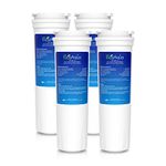 4 x EcoAqua EFF-6017A Ice & Water Refrigerator Filter to fit Fisher & Paykel 836848, 836860, Amana, Clean 'n Clear, 67003662, PS2067635, 1197601, RO185011, RO185014, WF60, C2, FilterLogic FL-380, FFL-120F, Swift Green SGF-FP48, Ice Pure RFC2400A