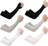 Linwnil Arm Sleeves UV Sun Protection Arm Sleeves for Men&Women to Cover Arms to Protect Your Skin From Sun Exposure (3pairs thumb hole+3pairs standard)