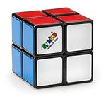 Rubik's Mini, Original 2x2 Rubik's Cube 3D Puzzle Fidget Cube Stress Relief Fidget Toy Brain Teasers Travel Games for Adults and Kids Ages 8+