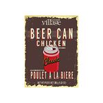 Gourmet du Village Beer Can Chicken Seasonings Classic Recipe Box Retro, 34.02g