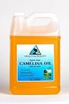 Camelina Oil Unrefined Organic Virgin Raw Cold Pressed Premium Fresh Pure 7 LB, 1 gal, 3178 ml