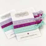 Gymnastics Party Favours, Hair Ties Bracelets, Gymnastic Meet, Gymnast Gift for Girls (5 Pack)