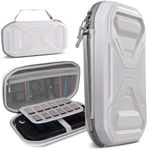 SUPCASE for Nintendo Switch 2 Carrying Case 2025, [12 Game Card Storage] [Military-Grade Protection] Spacious Portable Hard Shell Travel Bag for Nintendo Switch 2 Console & Accessories, White