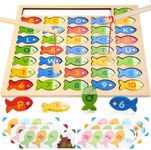 WOODMAM Wooden Magnetic Fishing Gam