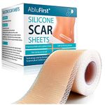 Silicone Scar Sheets(1.6“ × 120“), Medical Silicone Scar Tape, Scars Away, Effective Professional Scar Removal Sheets for C-Section, Keloids, Burn, Tummy Tuck, Acne et (Roll-3M)