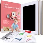 Baby Inkless Handprint and Footprint Kit with 4 Large Size Ink Pads and 8 Imprint Cards by PChero, Perfect for Family Keepsake Baby Shower Gift and Registry