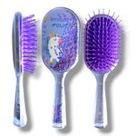 Vitalogy - Hair Brush for Girls UNICORN Design - Detangler Paddle Hair Brush For All Hair Types (Wet, Dry, Curly & Damaged Hair) - Perfect for Kids and Toddlers (Style 3)