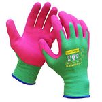 GRÜNTEK 2 Pairs Garden Gloves Bamboo Garden Work Gloves for Domestic and Commercial Use in Horticulture, Fishing, Building and Restoration (L/9)