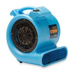 Soleaire Max Storm Floor and Carpet Drying Fan Blower Air Mover 2800 CFM Airflow, Blue