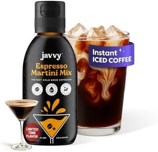 Javy Coffee Concentrate - Espresso Cocktail Mix, Perfect for Mocktail, Instant Cold Brew Espresso with Zero Sugar, 35 Servings - Espresso Martini Mix