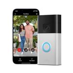 New Ring Battery Video Doorbell | DIY Wireless Video Doorbell Camera with Head-To-Toe View, HD Video | Easy to install (5 min) | With Built-in Battery I 30-day free trial of Ring Protect