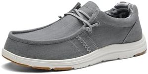 Bruno Marc Men's Breeze Slip-on Stretch Loafers Casual Shoes Lightweight Comfortable Boat Shoe 1.0,Grey-1? Size 8.5