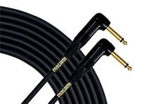 Mogami GOLD INSTRUMENT-10RR Guitar Instrument Cable, 1/4" TS Male Plugs, Gold Contacts, Right Angle Connectors, 10 Foot